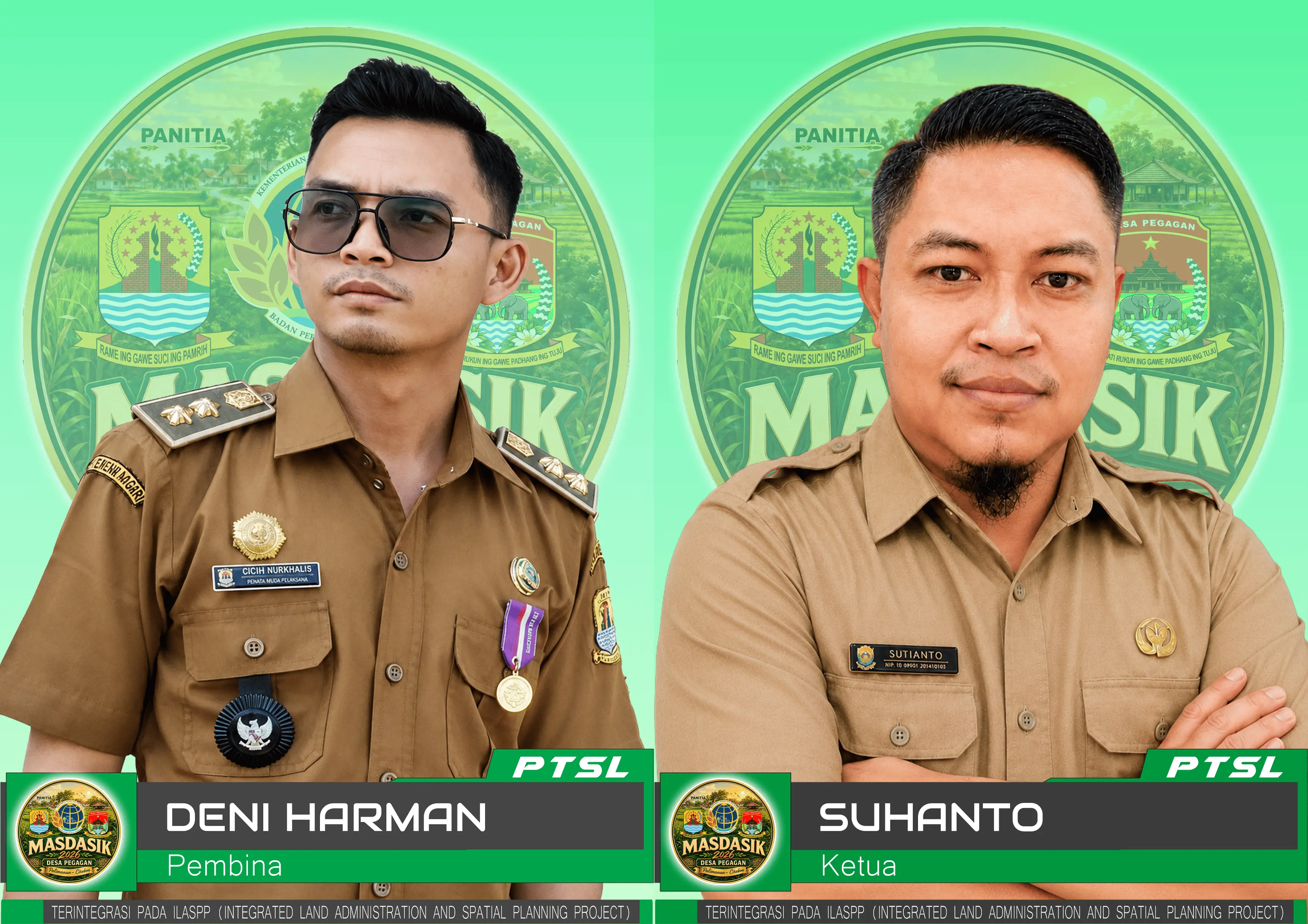 Informasi panitia PTSL Desa Pegagan bagian pertama